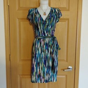 Nicole Miller Watercolor Dress - Small NWT